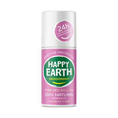 Happy Earth - Pure Deo Roll-On: Lavender Ylang