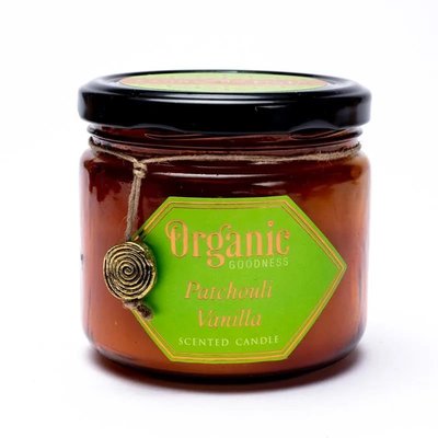 Organic Goodness - Sojawas Geurkaars: Patchouli & Vanille