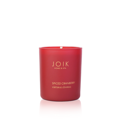 Joik Home & Spa - Geurkaars Koolzaadwas: Spiced Cranberry
