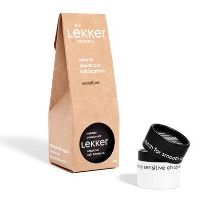 The Lekker Company - Deodorant Natural Soft Bamboo Sensitive Skin