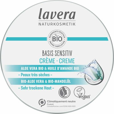 Lavera - Basis Sensitiv: Cream Aloë Vera & Amandelolie
