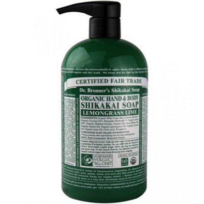 Dr. Bronner's - Shikakai Hand & Body Soap: Lemongrass 710 ml