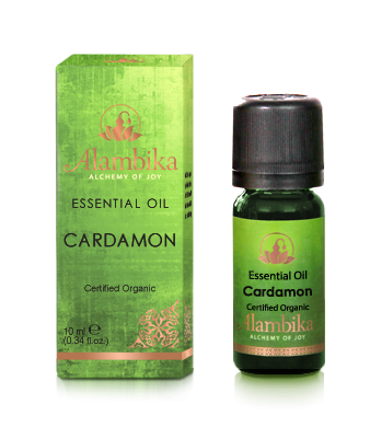 Alambika - Etherische olie: Cardamom / Kardamom Biologisch Gecertificeerd 10 ml (tht: 03-2022)