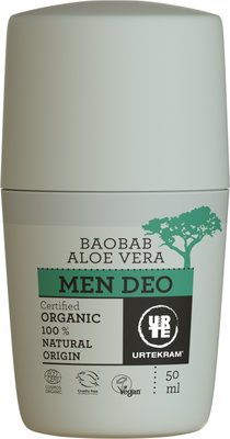 Urtekram - Men Deo Cream Baobab & Aloë Vera