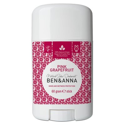 Ben & Anna - Natuurlijke Deodorant Stick: Pink Grapefruit