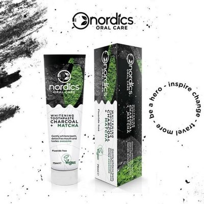 Nordics - Whitening Charcoal & Matcha Toothpaste