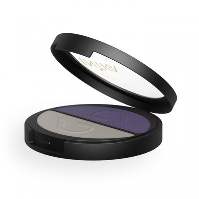 INIKA - Pressed Mineral Eyeshadow Duo: Purple Platinum