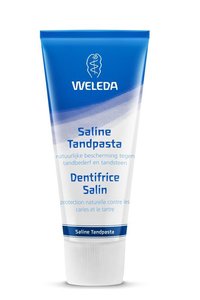 Thriller oosters Secretaris Saline tandpasta, 100% natuurlijke tandverzorging zonder fluoride | Weleda